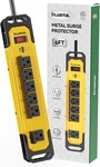 Plugtul Heavy Duty Surge Protector With Safety Cover, 15A Metal Power Strip, 6FT. Fixed Price $43.80.