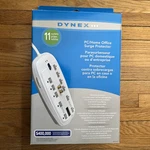 Dynex Pc/home Office 11 Outlet 2 Coaxial Cable 3 Phone Line Surge Protector Bar. Fixed Price $35.99.