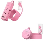 Ntonpower Pink Extension Cord 5 Ft, 1080 Joules Surge Protector Strip +.... Fixed Price $58.30.