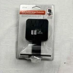 Ativa Surge Protector Dual Outlet Usb Ports Detachable Shelf Compact 1000MA. Fixed Price $7.35.