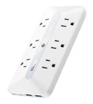 Anker Outlet Extender, Power Strip With 300J Surge Protector, 10-IN-1 White. Fixed Price $15.99.