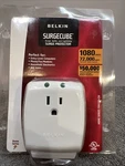 Belkin Brand New F9H100-CW Surgecube 1080 Joule 120V Protector 50-1. Fixed Price $8.80.