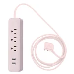 Globe Electric 78249 Designer 3-OUTLET Usb Surge Protector Power Pink. Fixed Price $25.08.