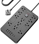 2 Pack Surge Protector Power Strip - 11 OUTLETS(1850W/15A/14AWG) With 6 Usb Port. Fixed Price $83.99.