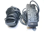 Lot Ntonpower 4000J Surge Protector Strip 25' W/12 Outlets & Usb Ports. Fixed Price $69.99.