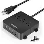 Power Strip With Usb - Wall Mountable 4 Ports & 3 Outlet.... Fixed Price $22.67.