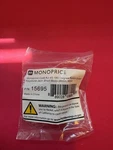 Monoprice CAT6 Punch Down Short Body 180-DEGREE Keystone Jack 28MM White. Fixed Price $6.00.