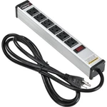 12" Outlet Aluminum Power Strip With 6-FT Cord Etl/cetl. Fixed Price $46.24.