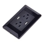 Dual Plug Electric Wall Socket Adapter With Usb Port Outlet Panel Switch 2A. Fixed Price $21.70.