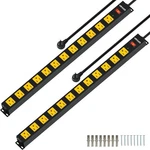 12 Outlet Long Power Strip, 2100 Joules Surge Protector, 6FT Cord, Pack. Fixed Price $61.99.