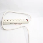 Surge Protector 6-OUTLET White 3' LTS-06H-2. Fixed Price $5.24.