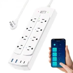 Yozisital Smart Power Strip Surge Protector 6 Outlets 4 Usb 5FT Flat Plug Cord. Fixed Price $65.98.