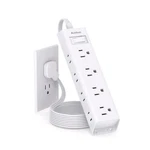 Flat Plug Power Strip, Ultra Thin Extension Cord - Addtam 12 Widely Ac 3 Side.... Fixed Price $17.89.