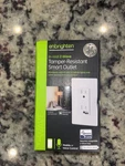 Ge Enbrighten In-wall Z-wave Plus White Tamper-resistant Smart Outlet New. Fixed Price $25.00.