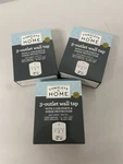 3X Complete Home Outlet Wall Tap With 2 Usb Ports & Surge Protection White New. Fixed Price $21.45.