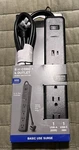 Commercial Electric 6 Ft. 4-OUTLET Surge Protector W/1 Usb-a Usb-c Ports Black. Fixed Price $14.00.