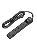 Dewenwils 6-OUTLET Power Strip Surge Protector With 10FOOT, Black. Fixed Price $30.99.