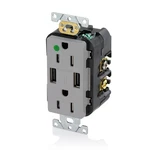 Leviton 15-AMP Hospital Grade Usb Charger/tamper-resistant Duplex Receptacle. Fixed Price $59.46.
