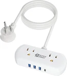 Power Strip With Usb, Mini Desktop Charging Station 2 Wide-spaced Outlets &. Fixed Price $21.78.