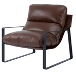 Vevor Accent Modern Pu Leather Armchair With Metal Frame Living Room Brown. Fixed Price $238.99.