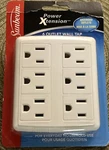Sunbeam Power Xtension 6 Outlet Grounded Wall Tap Adapter. Fixed Price $5.92.