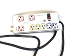 Dynex DX-PC101 8 Outlet Home Theater Av Power Strip Surge Protector Color Coded. Fixed Price $30.00.