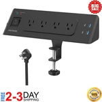 Desk Clamp Power Strip With C, Charging Station 4 Outlets Usb.... Fixed Price $33.99.