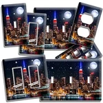 Nyc Empire State Building Starry Night Moon Light Switch Outlet Wall Plate Decor. Fixed Price $9.99.