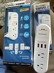 Bell + Howell Swivel Power Charging Station 6 Outlets 3 Usb W/ Surge Protector. Fixed Price $16.99.