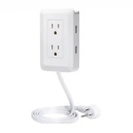 Multi-outlet Power Socket Extender Wall Plug Adapter With Dual Usb Charging Port. Fixed Price $48.72.