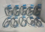 Lot Of 10 NEW-C2G 03130 18 Awg Power Cord (nema 5-15P IEC320C13)-6FT. Fixed Price $24.99.