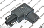1PCS- Schurter 4785.0000 Iec C13 90 Deg Re-wireable Female Plug -connector R/a. Fixed Price $7.50.
