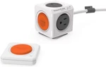 Powercube Extended Strip 5FT Remote Set 4 Outlets Surge Protector (gray). Fixed Price $34.95.