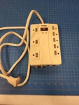 Prime 7-OUTLET Surge Protector Power Strip Coaxial Phone Line Protection White. Fixed Price $18.99.