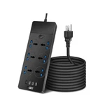 Universal Power Strip With Oulets, 3 Usb And 1 Type C, 6.5FT Exte... Fast Ship. Fixed Price $37.24.