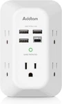 5 Outlet Extender Surge Protector Multi Plug Wall Adapter Usb Charger Ports With. Fixed Price $13.99.