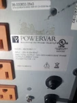 Powervar Ametek ABCEG601-11 Supply Ups Battery Backup *parts Only / As Is*. Fixed Price $80.00.