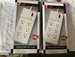 Surge Protector 2EACH 120 Volts 60 Hz 15 Amps Plug Acco 50645 Centurion Series. Fixed Price $15.00.