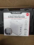 Cyber Power Wall Tap Surge Protector With 3-USB-C Ports 2-OUTLET White. Fixed Price $12.00.