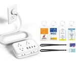 Ntonpower Travel Strip, Flat Plug With 6 Outlets 4 Usb Port.... Fixed Price $37.96.