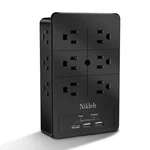 Multi Plug Extender Nikleb Surge Protector 12 Outlets Wall Usb. Fixed Price $32.84.