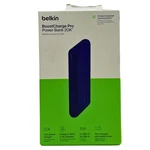 Belkin Boostcharge Pro Power Bank 20K - 15W Charges 3 Devices Blue. Fixed Price $21.00.