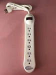 Relocatable Power Taps 15A,125V Surge Suppressors 6 Outlets-tested Ships N 24H. Fixed Price $18.88.