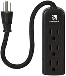 Power Strip Wall Mountable - Etl Listed 3 Grounded Outlets 10 Inch Braided Short. Fixed Price $17.80.