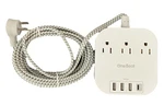 One Beat Desktop Power Strip - White. Fixed Price $17.49.