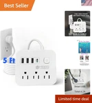 Smart Usb-c Power Strip With 1200J Surge Protection 5FT For Home & Office. Fixed Price $20.99.