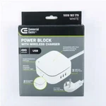 Commercial Electric 2-OUTLET 3 Usb-a Surge Protector With Qi Charge. Fixed Price $13.99.