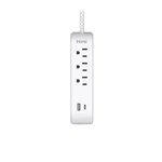 Ihome Power Strip With Usb And Cord - White 2IHAC2268W0L2. Fixed Price $16.99.