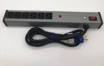 Steelcase Industrial Metal Power Strip 6 Plug Commercial Shop Woodhead. Fixed Price $18.00.