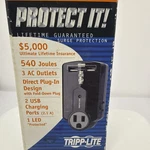 Tripp Lite SK120USB Surge Protector 3 Outlet Direct Plug In. Fixed Price $24.99.